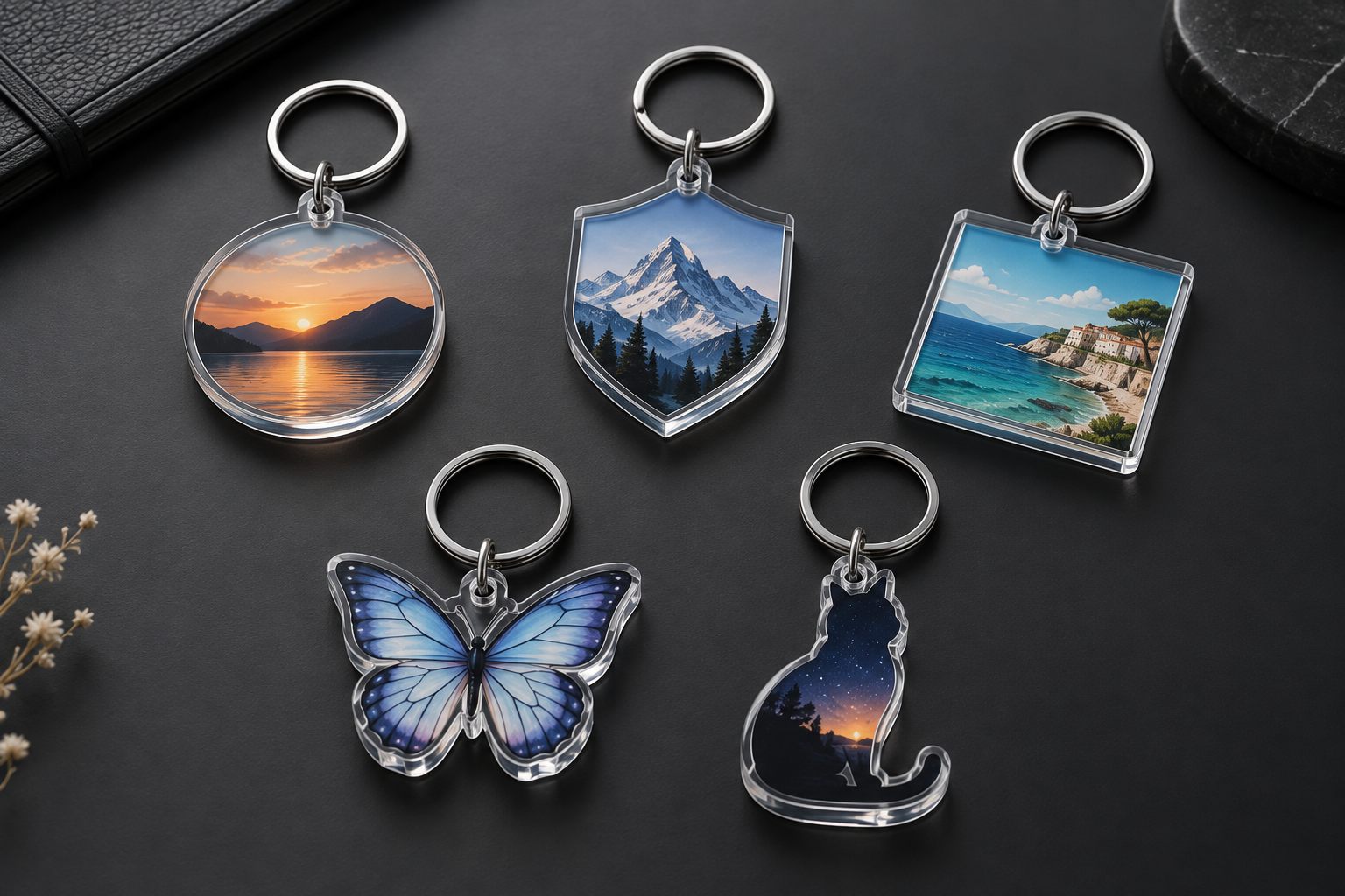Acrylic Keychain Construction product detail