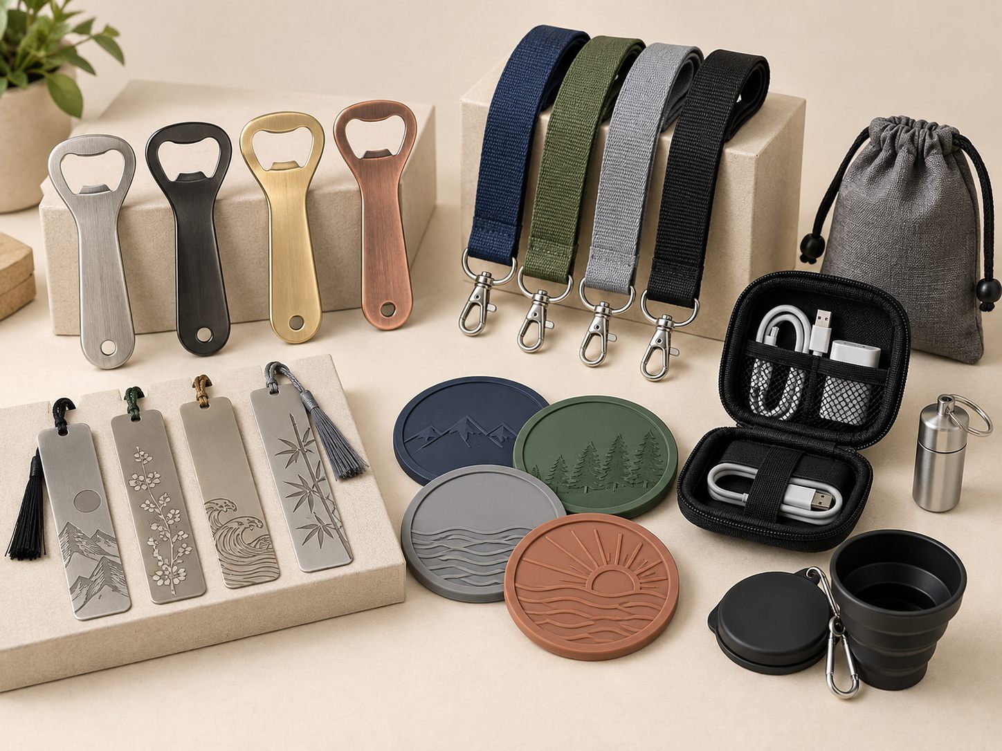 Useful souvenirs that earn their place in the assortment. classic retail style