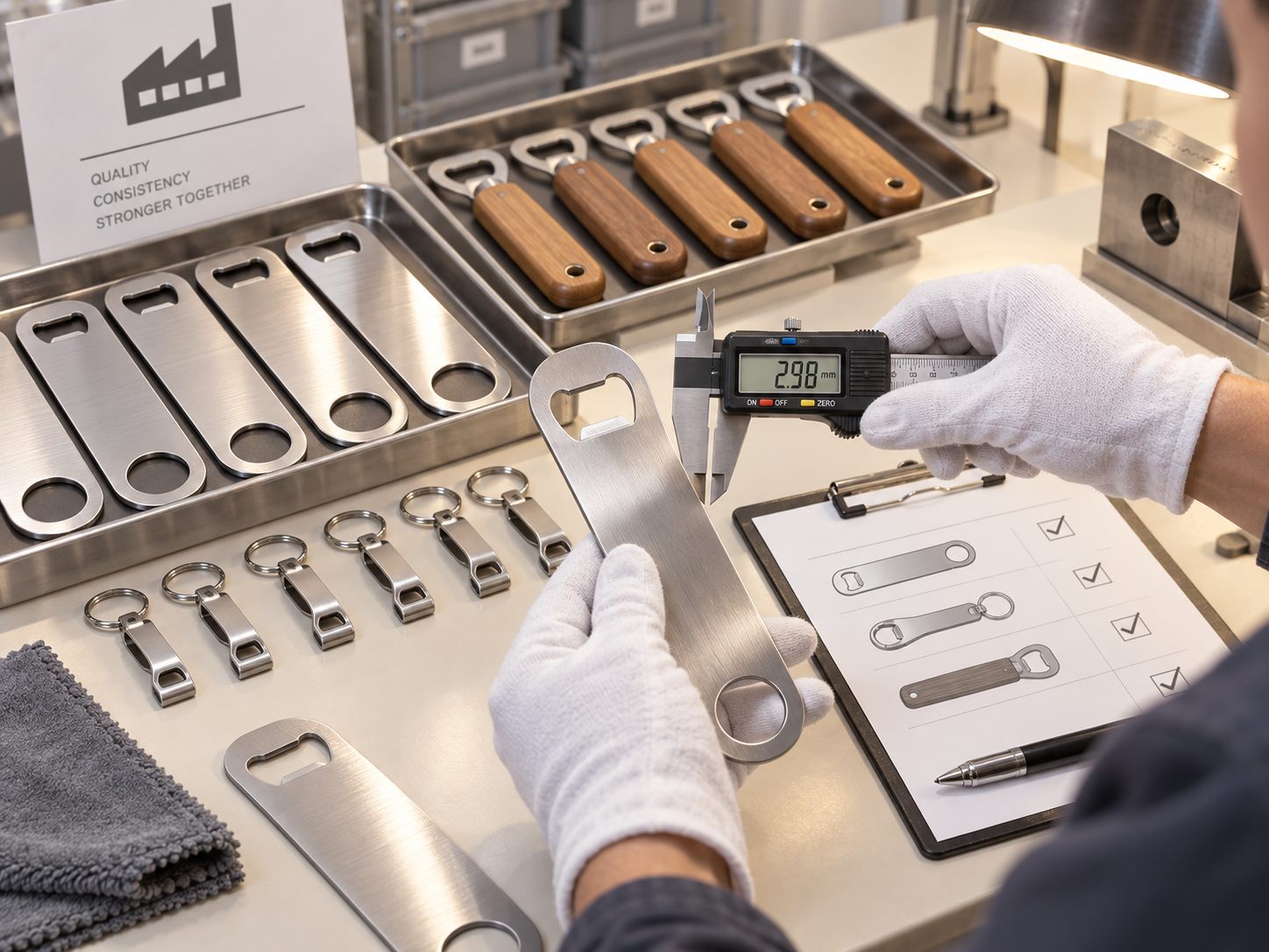 Bottle Openers quality inspection