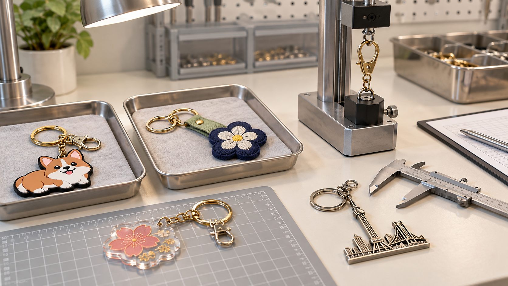 PVC keychain production sample